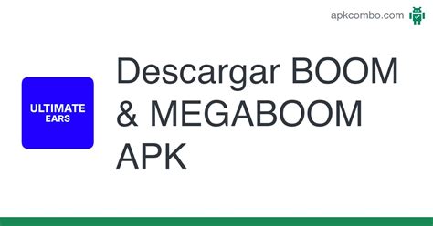 BOOM & MEGABOOM APK (Android App) .